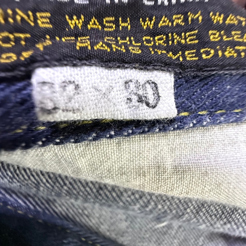 Phoenix Brand Flare Leg Jeans 32x30 Vintage Dark Medium Wash Denim Pants - Picture 5 of 6